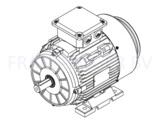 TECHTOP 280 M Elektromotor - 55kW  6 pole / 1000rpm  B3