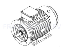 TECHTOP 132 M Elektromotor - 7.5kW  4 pole / 1500rpm  B35