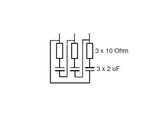 Mentor MP Netzsnubber RC-Set  10 Ohm Widerstand  3x 