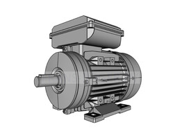 OMEC 90 S Moteur electrique monophase - 1.5kW  2 pole / 3000rpm  B3