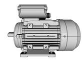 OMEC 90 L Moteur electrique monophase - 1.5kW  4 pole / 1500rpm  B3