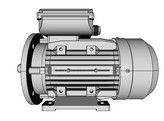 OMEC 90 L Single-phase electric motor - 2.2kW  2 pole / 3000rpm  B35