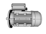 OMEC 90 L Einphasiger Elektromotor - 2.2kW  2 Pole / 3000 U/min  B5