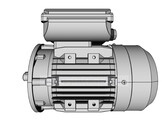 OMEC 80 Moteur electrique monophase - 0.75kW  4 pole / 1500rpm  B14L