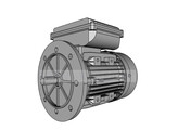 OMEC 71 Monofasige Elektromotor - 0.37kW  4 pole / 1500rpm  B5