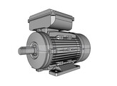 OMEC 100 L Single-phase electric motor - 3kW  4 pole / 1500rpm  B3