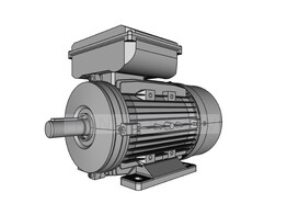 OMEC 100 L Single-phase electric motor - 2.2kW  4 pole / 1500rpm  B3