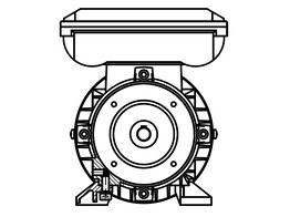 OMEC 63 Single-phase electric motor - 0.25kW  2 pole / 3000rpm  B34S