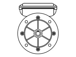 OMEC 71 Single-phase electric motor - 0.37kW  4 pole / 1500rpm  B5