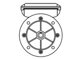 OMEC 71 Monofasige Elektromotor - 0.37kW  4 pole / 1500rpm  B5